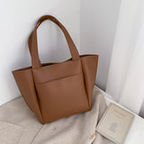 Women's Large PU Leather Shoulder Bag #LAHXZ-209
