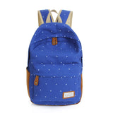 Large Capacity Canvas Laptop Backpack for Students