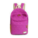 Large Capacity Canvas Laptop Backpack for Students