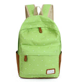 Large Capacity Canvas Laptop Backpack for Students