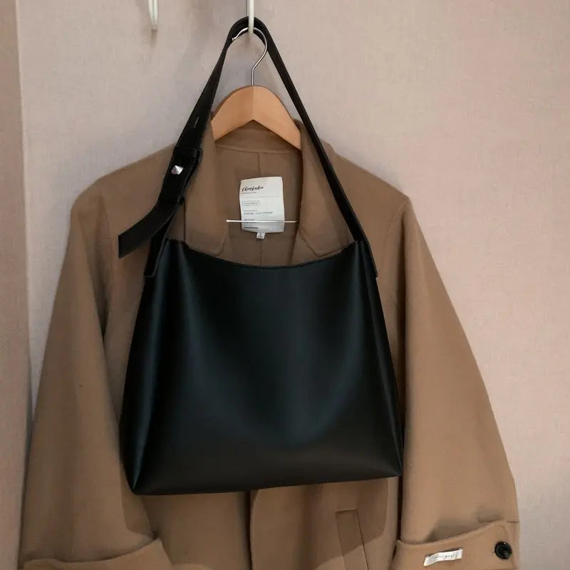 Women's 2-Piece Handbag Set Large Capacity Shoulder Bags PU Leather Wild Bags