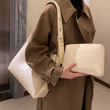 Women Handbag 2 Piece/Set Large Capacity Shoulder Bags PU Leather Bags