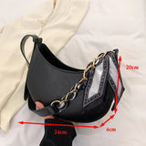 Chic Leather Shoulder Bag for Ladies