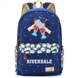 Cartoon Printing Student Schoolbag Floral Backpack