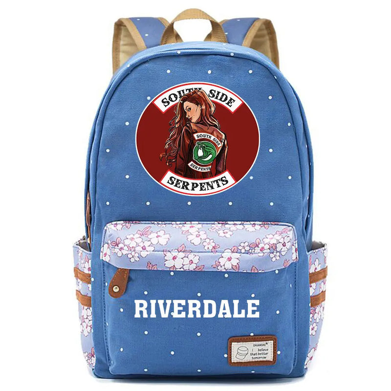 Cartoon Printing Student Schoolbag Floral Backpack