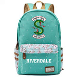 Cartoon Printing Student Schoolbag Floral Backpack