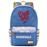 Cartoon Printing Student Schoolbag Floral Backpack