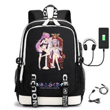 USB Large-Capacity Youth Schoolbag Minato Aqua Backpack