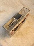 Transparent Tape Cassettes Clutch Evening Bag
