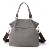 Canvas Women's Shoulder Bag Patchwork Handbags Ladies Tote Crossbody Bag