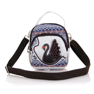 Vintage Mini Women String Appliques Shopping Handbags