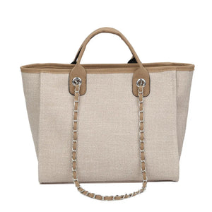 Hot Handbags chains Shoulder Bags Ladies cotton fabric women messenger bags