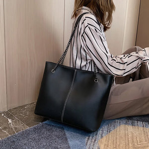 Hot Women Chain Handbags Large Leather Shoulder Bag Tote