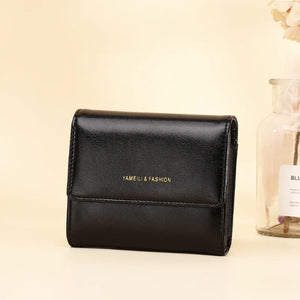 Women Wallet Coin Purses Oil Wax Skin Coin Wallet Key Bag