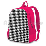 Houndstooth Outdoor Hiking Backpack Waterproof Camping Travel