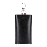 Retro Oil Wax Leather Key Bag 3-Fold Multifunctional Holder