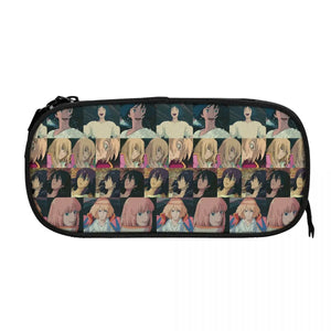 Howl Pen Box Student School Anime Zipper Pen Bag Child Stationery Bag Gift