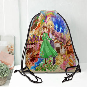 Howl's Moving Castle Drawstring Backpack Causal Travel Bags