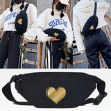 Canvas Crossbody Waist Bag Casual Sport Chest Pack Outdoor Travel Phone Bag