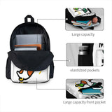 Duck Print Backpack for Men and Women