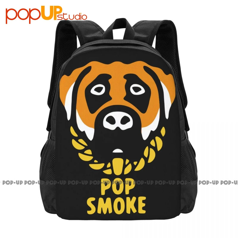 Pop Smoke Backpack Large Capacity School Storage Bag