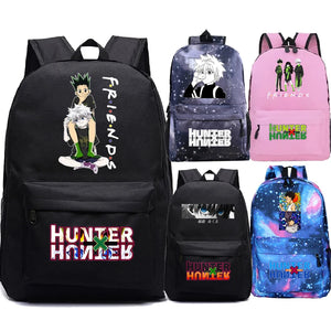 Hunter X Hunter Kids Backpack Cartoon Anime School Bags