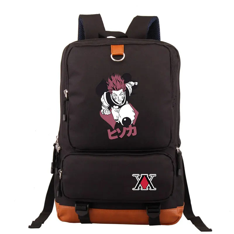 Hunter X Hunter Graphics Backpack Anime Boys Girls Schoolbag