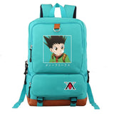 Hunter x Hunter Canvas HxH Women Backpack High Capacity Student BookBag