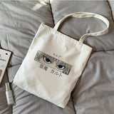 Hunter x Hunter Canvas Bag Casual Japanese Large-Capacity Female Shopping Bag
