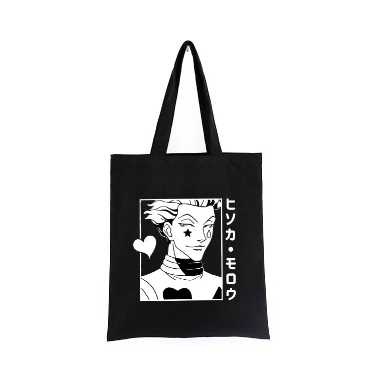 Hunter x Hunter Canvas Bag Casual Japanese Large-Capacity Female Shopping Bag