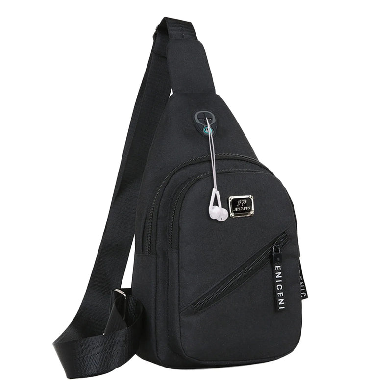Men's Sports Waist Pack Shoulder Bag Messenger Chest Bags