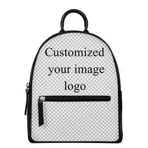 Hycool Women's Leather Backpack Turtle Hawaii Flower Print Double Shoulder Bags