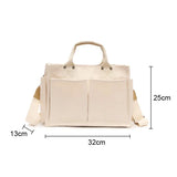 Canvas Totes Messenger Bag Large Capacity Shoulder Bag
