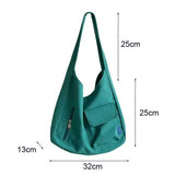 Canvas Handbag Women's Casual Large Capacity Shoulder Messenger Tote Bag