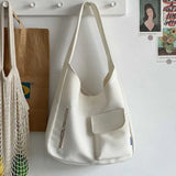 Canvas Handbag Women's Casual Large Capacity Shoulder Messenger Tote Bag