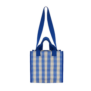 Plaid Shoulder Crossbody Bag Canvas Tote for Girls