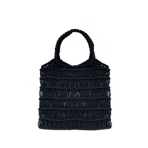 Bohemian Summer Handbag Women Cotton Crochet Tote Bag