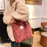 Leopard Shoulder Bag Large Capacity Girl Student Shopping Bags