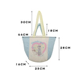 Puppy Printed Puffer Shoulder Bag Large Capacity Tote Bags
