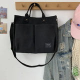 Hylhexyr Shopping Bag High Handbags Cotton Messenger Tote Shoulderpurses Bags