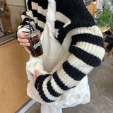 Plush Checker Shoulder Bag Lamb Wool Cosmetic Bags