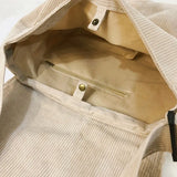 Female Small Satchel Corduroy Single Shoulder Bag