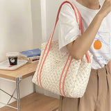 Floral Pattern Quilted Cotton Weekender Luggage Bag Large Capacity