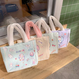 Cartoon Pattern Plush Handbag Women's Tote Bag