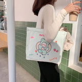 Cartoon Pattern Plush Handbag Women's Tote Bag