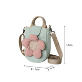 Girl's Small Flower Shoulder Bag Casual Tote Messenger Bag