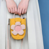 Girl's Small Flower Shoulder Bag Casual Tote Messenger Bag