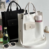 Canvas Crossbody Bag Shoulder Bag Student's Shopping Beach Travel