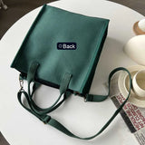 Canvas Crossbody Bag Shoulder Bag Student's Shopping Beach Travel