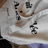 Casual Shoulder Bag Large Capacity Letter Printed Handbag Woman's Canvas Tote